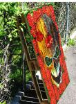 "skull on roses" ...sold out.