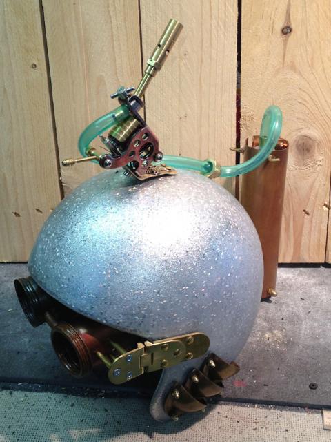 burning ink helmet