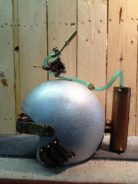 burning ink helmet
