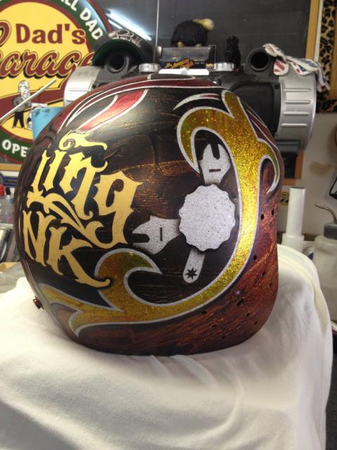 burning ink helmet