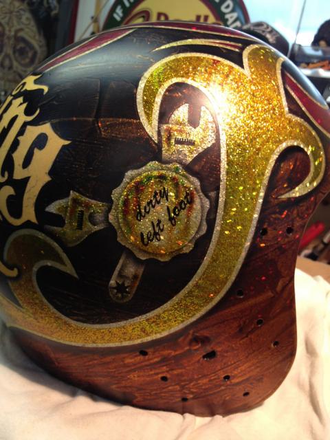 burning ink helmet