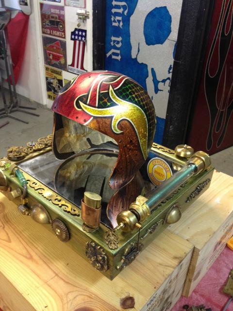 burning ink helmet