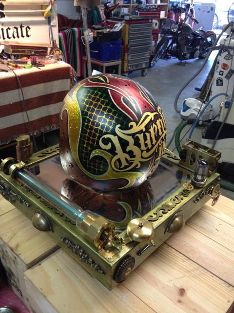 burning ink helmet