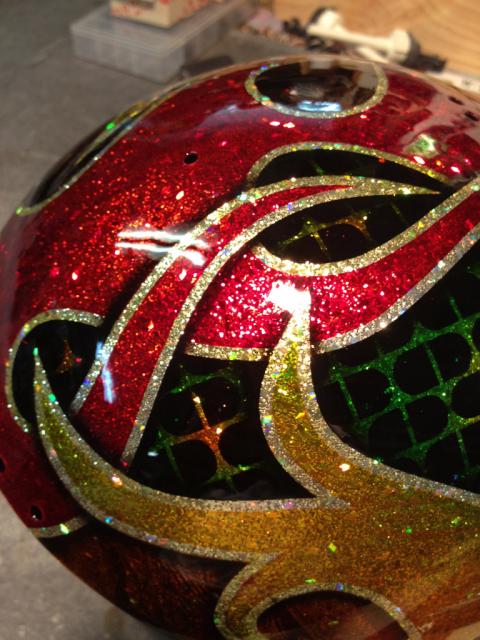 burning ink helmet