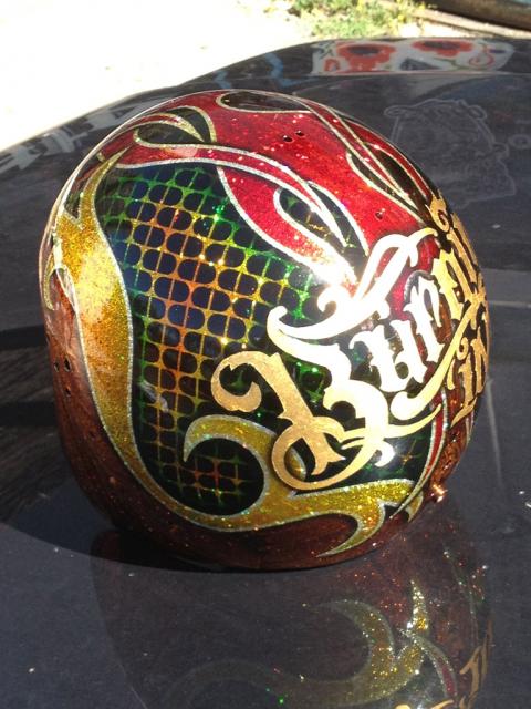 burning ink helmet