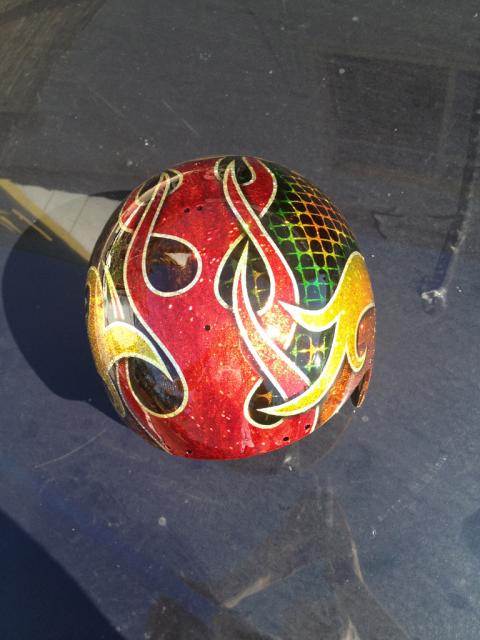 burning ink helmet