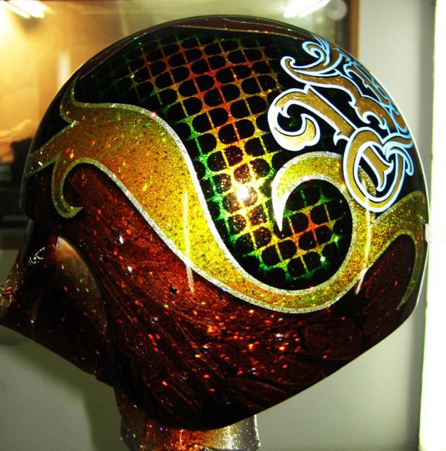 burning ink helmet