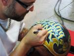 burning ink helmet