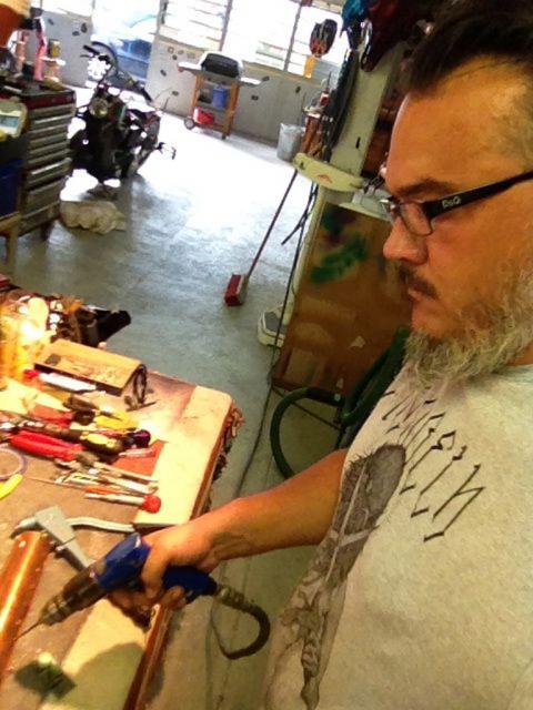 burning ink helmet