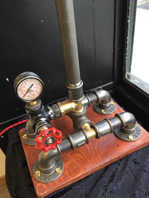 steampunk lamp