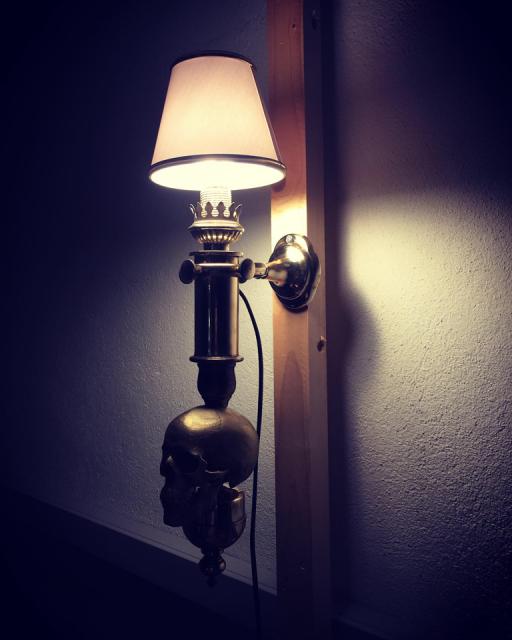 recyclced lamp 9